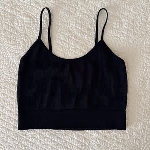 H&M Cropped Sports Bra Cami Top Small